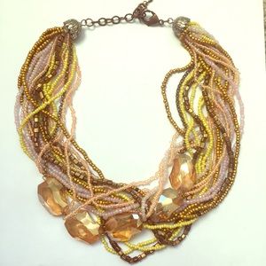 Beautiful Beaded Statement Necklace